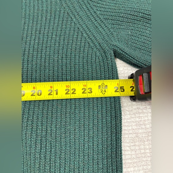 John Smedley Mens Zip Cardigan Cashmere Wool Sweater Size XXL Green Preppy Luxe - Picture 4 of 9